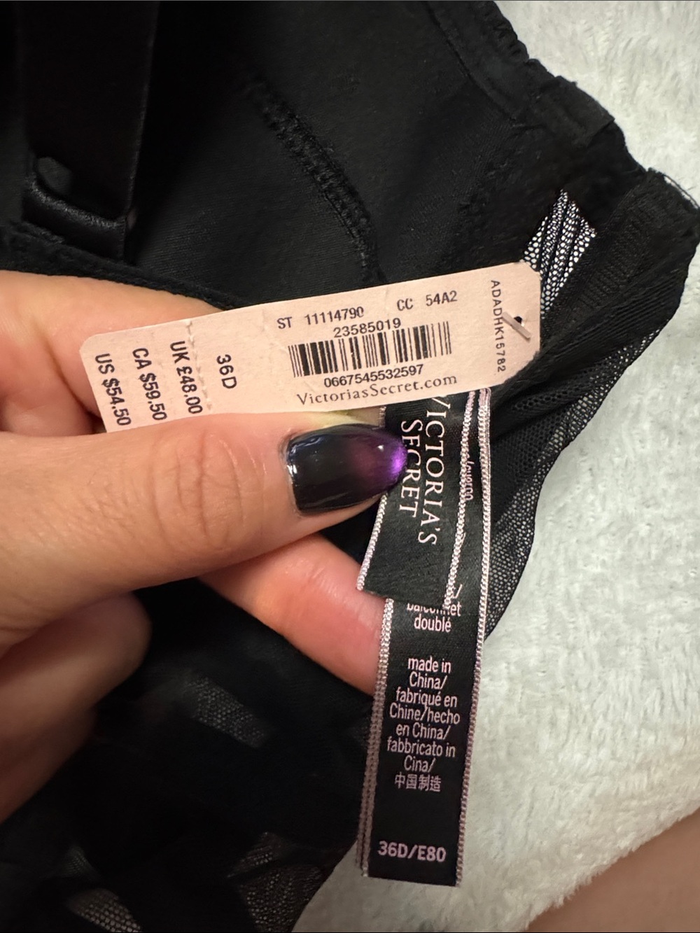 Victoria's Secret Black Longline Bustier Bra - Picture 2 of 4